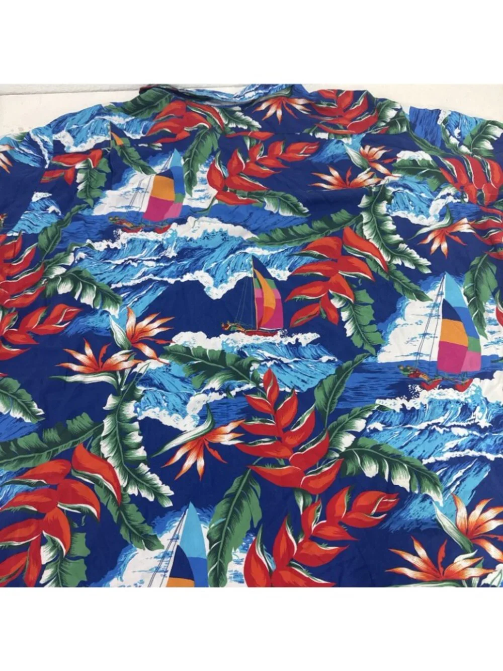 Polo Ralph Lauren Viscose Hoffman Camp Hawaiian Shirt TALL Mens Size 3XLT